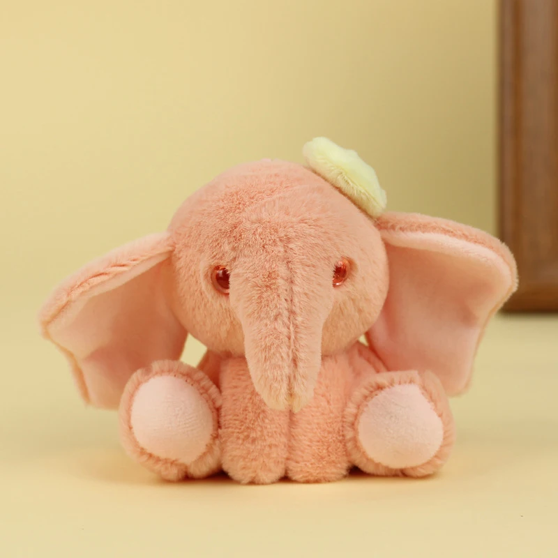 Cartoon Ins Elefante Ciondolo Peluche Carino Grandi Orecchie Bambola Portachiavi Auto Ornamento Borsa Ciondolo Regalo