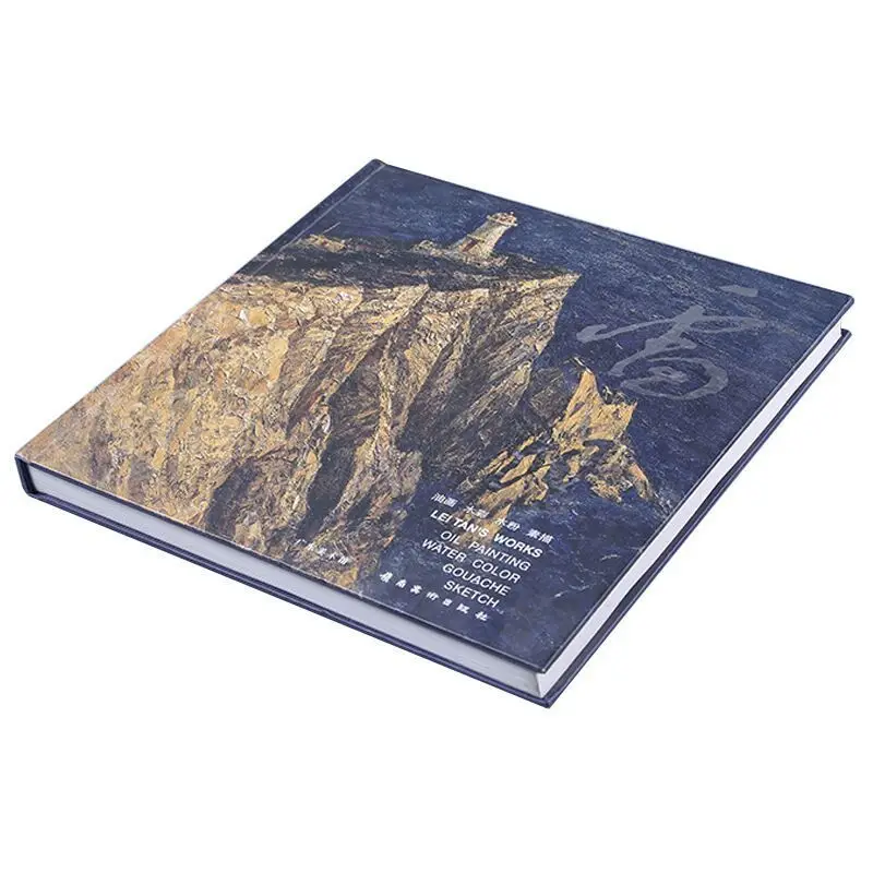 Custom. Enterprise Album Printing Factory Business Card Folding Instructions Color Page Brochure Hard Hardcover Book Can B