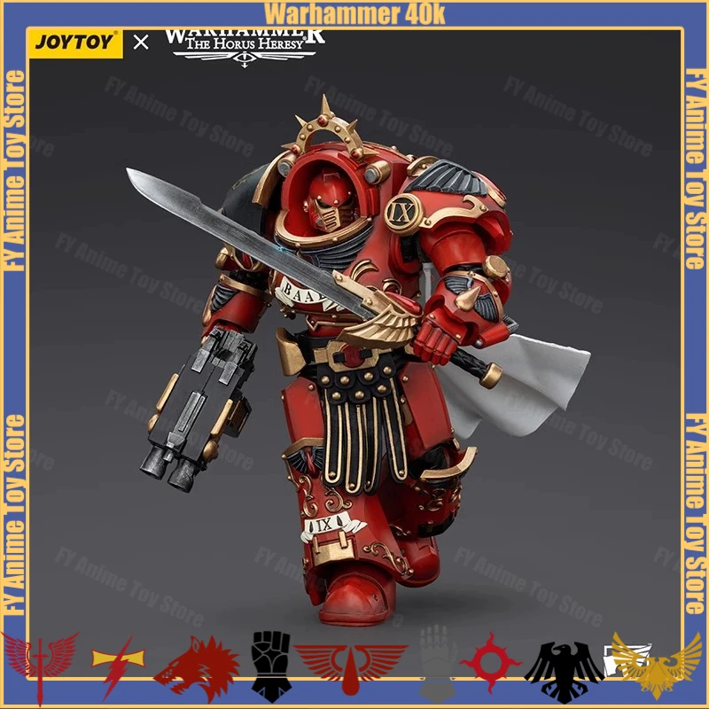 JOYTOY Warhammer 40k Horus Heresy 1/18 ตัวเลขการกระทําอะนิเมะ 14.2 ซม.Blood Angels Legion Praetor ใน Tartaros Terminator เกราะ