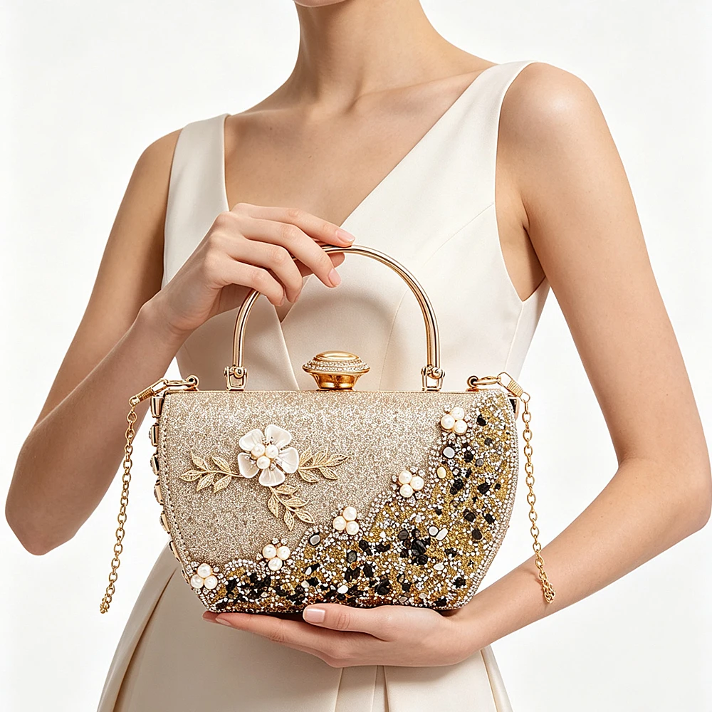 

Women Evening Bags Hobo Elegant Luxury Female Clutch Wedding Purse Party Handbag Ladies Chain Shoulder Bags Chic 2026 New