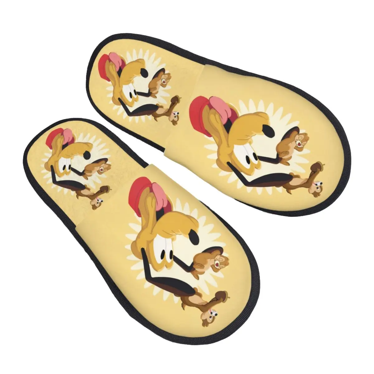 

Custom Pluto Memory Foam Slippers Women Soft Warm Cute Cartoon House Slippers