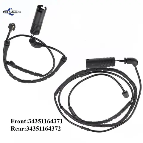 BMW 3 시리즈 E46 브레이크 유도 와이어 교체 자동차 브레이크 라인의 새로운 기능 34351164371 34351164372   전면 후면 브레이크 패드 센서