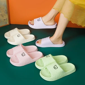 Terlik kadınlar için sevimli ayı baskı, kaymaz taban, yumuşak, kalın, iç, rahat, plaj, günlük ayakkabı, yatak odası, banyo, yaz, moda ayakkabının en düşük 8 en çok satan - №5