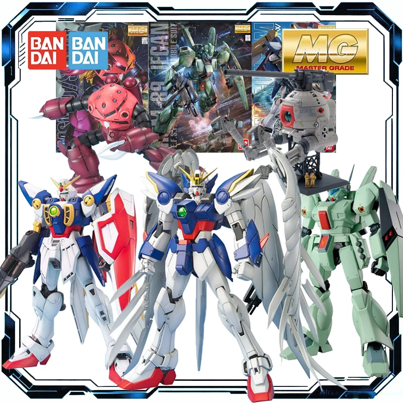 

Bandai Original MG 1/100 Magic Crab Iron Ball RGM-89 Jegan XXXG-00W0 Model Kit Action Figure Toys for Boys Girls Kids Gift