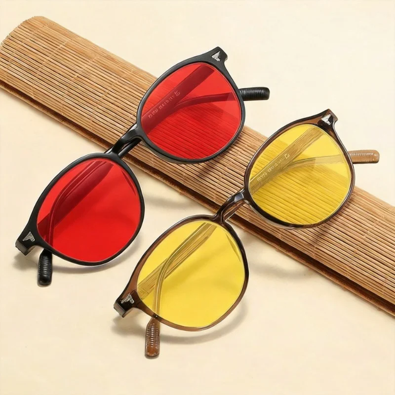 New Blue Light Glasses Men Glasses For Blue Light Blocking Red Lens For Computer Gaming Reduce Eyestrain Bluelight Glasses