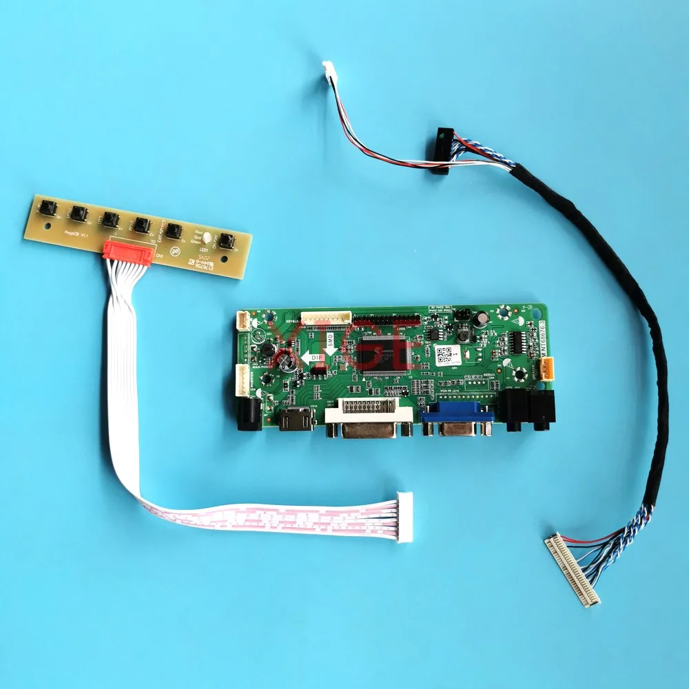 

Для CLAA102NA0ACW CLAA102NA2CCN плата драйвера контроллера экрана LVDS 30-контактный ЖК-матрица 1024*600 HDMI-совместимый DVI VGA комплект 10,2 дюйма