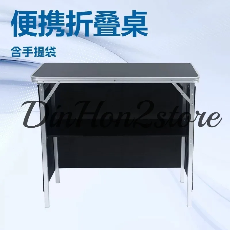 Folding Portable Bar Trade Show Podium Stall Commercial Retail Display Table Bar Table