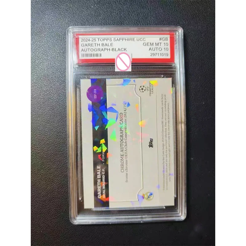DIY Modrić and Bale Star Cards 2024-25 UCC Sapphire Crushed Ice Limited Edition Signed Card 1/1