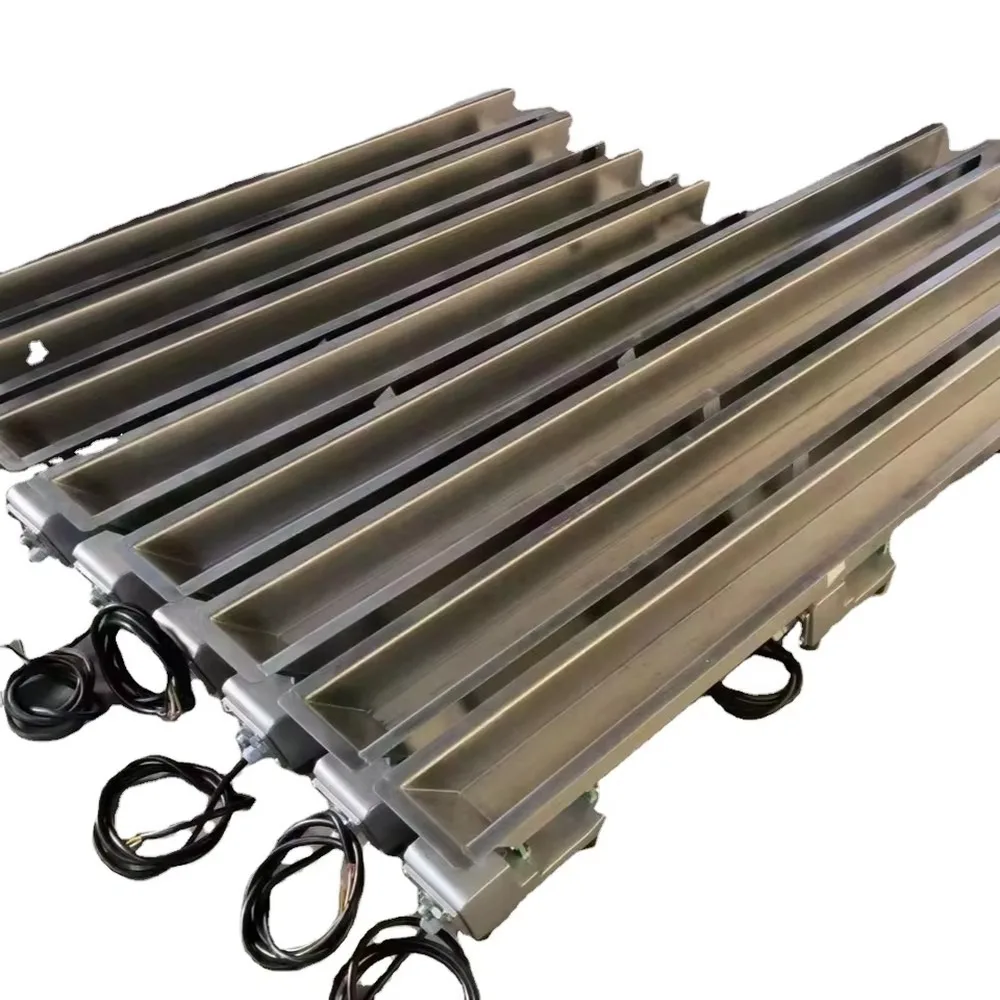 304 Stainless Steel Vibratory Feeder Tray Trough Pan 300x800mm 10kW 220V Industrial Feeding Equipment for Automation