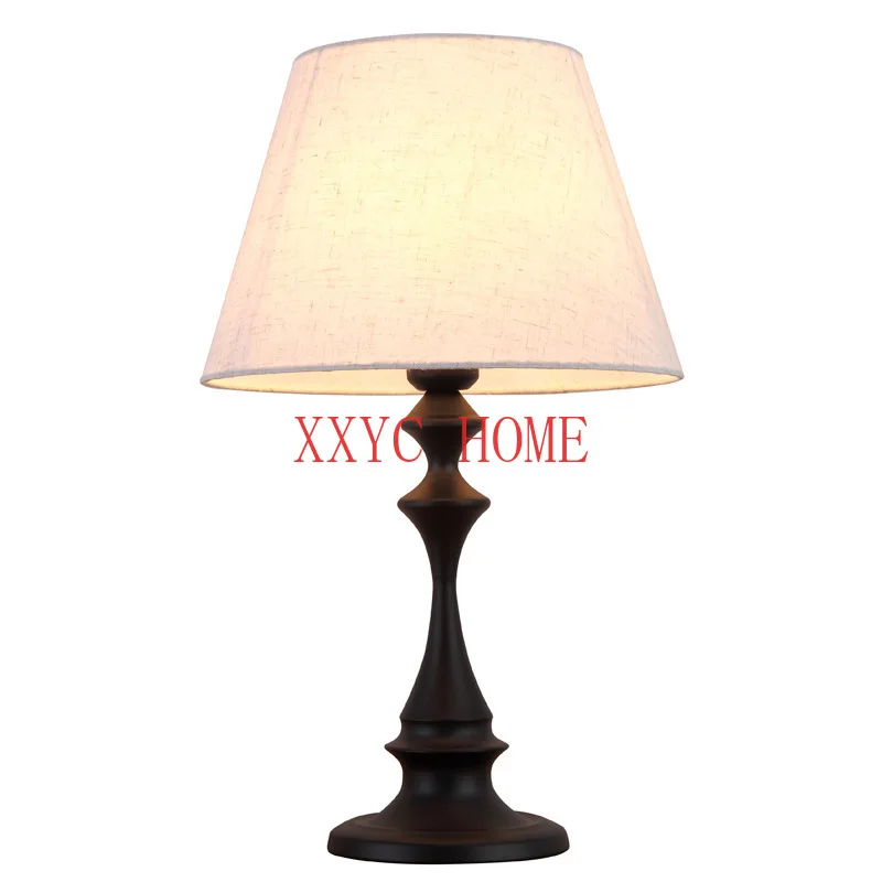 

Table Bedroom lamp bedside lamp American simple modern wrought iron living room lamp Household appliances