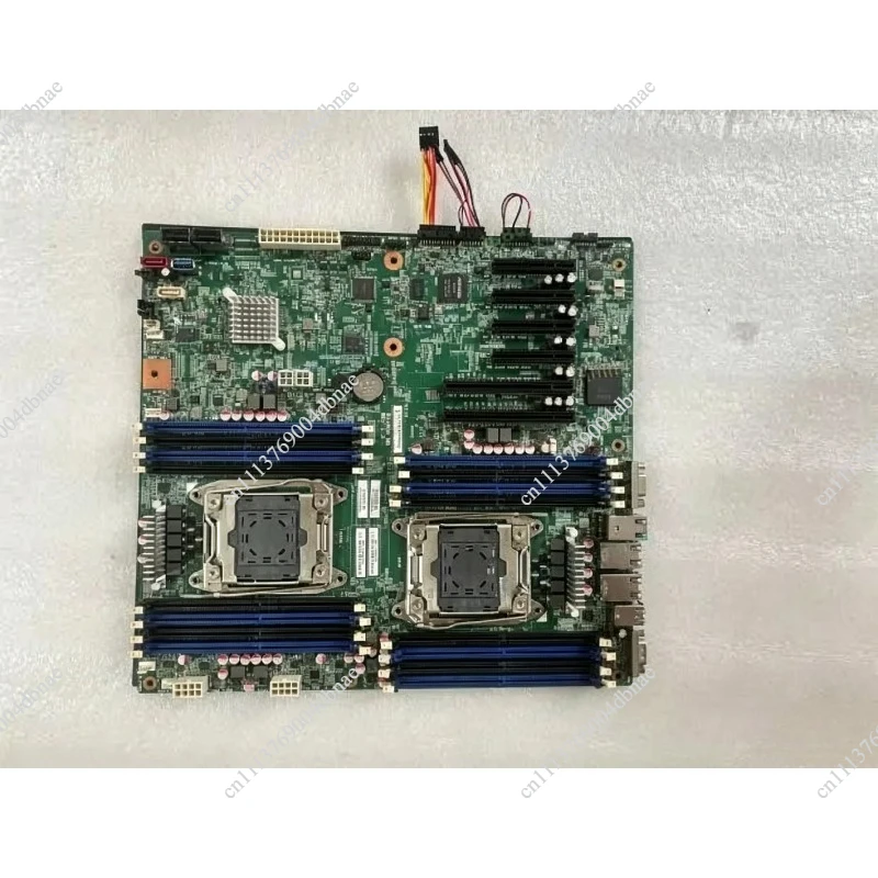 X99 Dual Socket E5-2680V4 Server Board C612 Chip E-ATX, Dual NVMe RAID Workstation Motherboard for Xeon V4/Data Center