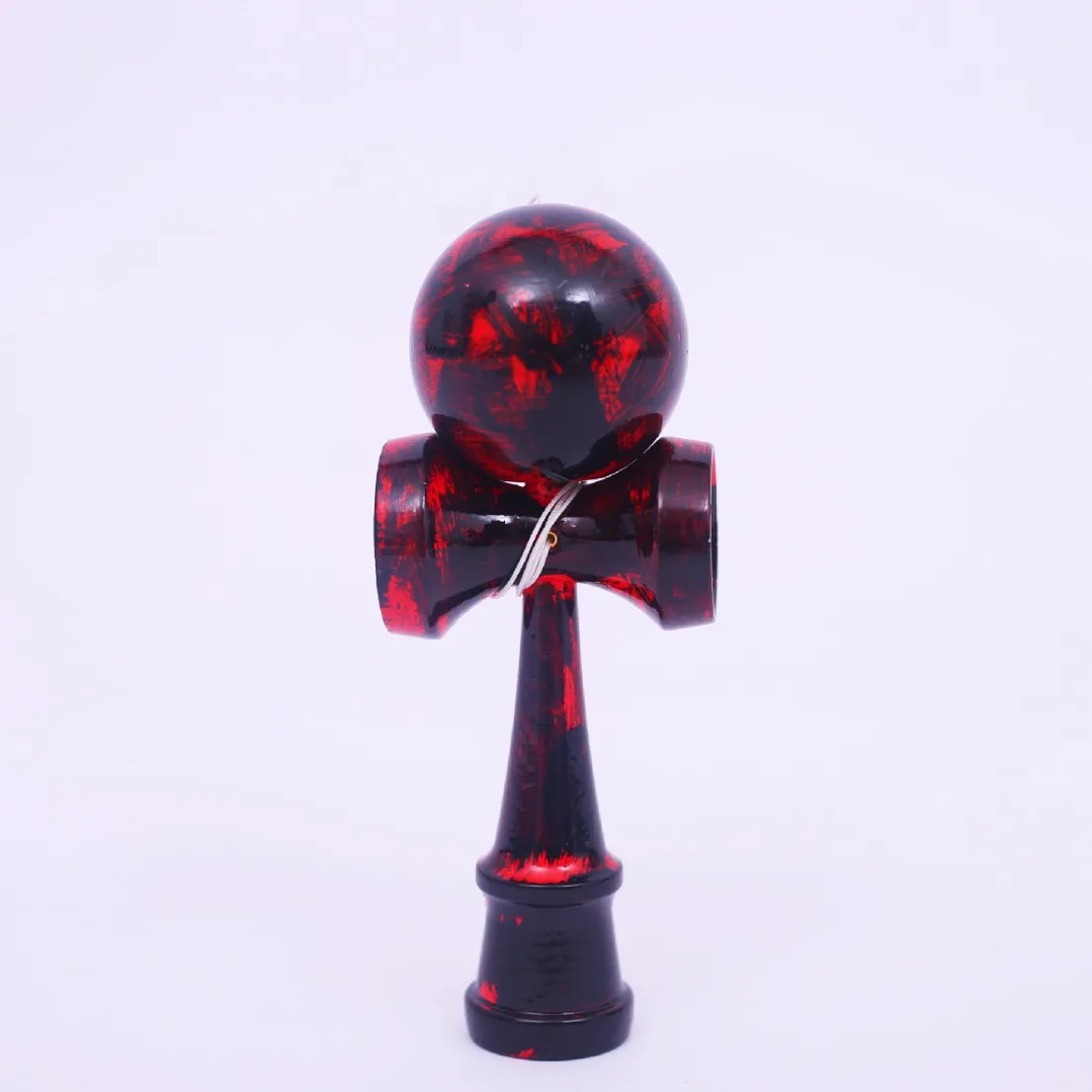 Graffiti Red Trick Ball Wood Kendama Toy Outdoor Fitness Balls Train Eye-hand Coordination For Kids Adults Juggling Toy