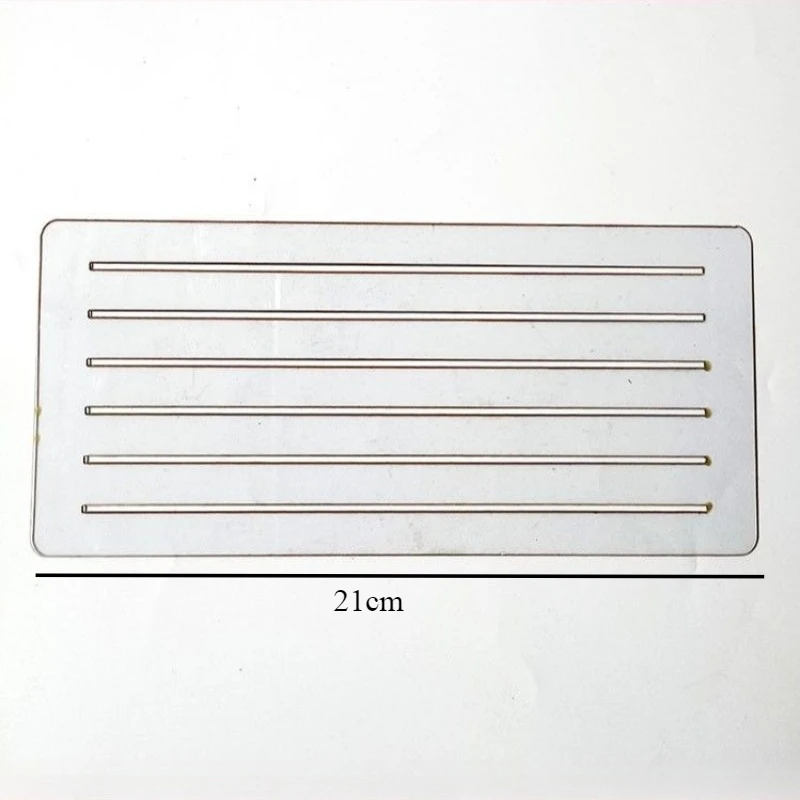 Line Spacing 8-11mm Standard Grid Draw Straight Lines Drafting Supplies Straight Ruler Flexible Ruler Office&School Supplies