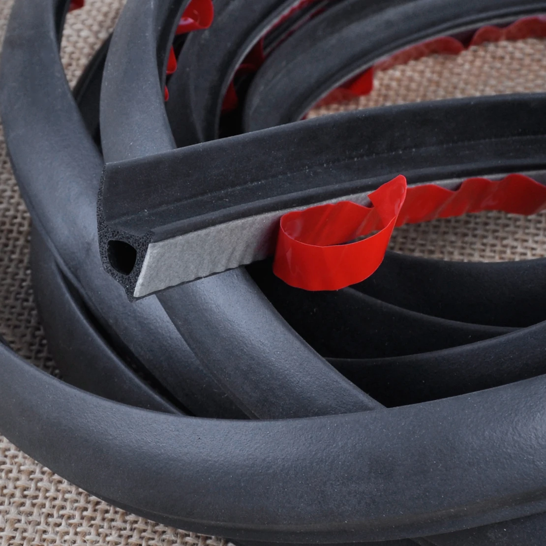 Car Big P Type Rubber Seal Weather Strip Hollow Door Edge Moulding Trim for VW Golf Mercedes-Benz Audi BMW Mazda Hyundai