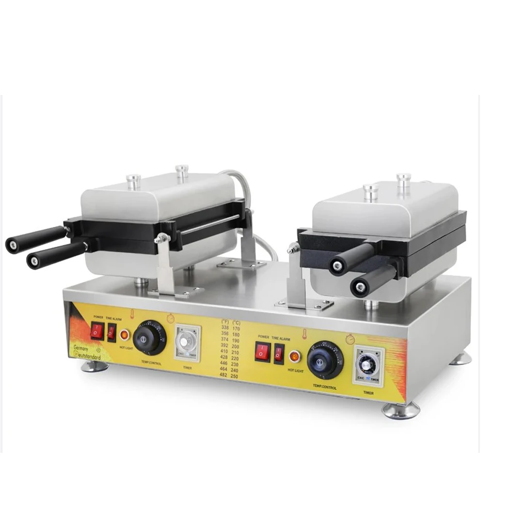 Commercial 4 PCS Kitt y Cat taiyaki machine Waffle Maker with CE Double-mold Kitty Shape waffle maker machine