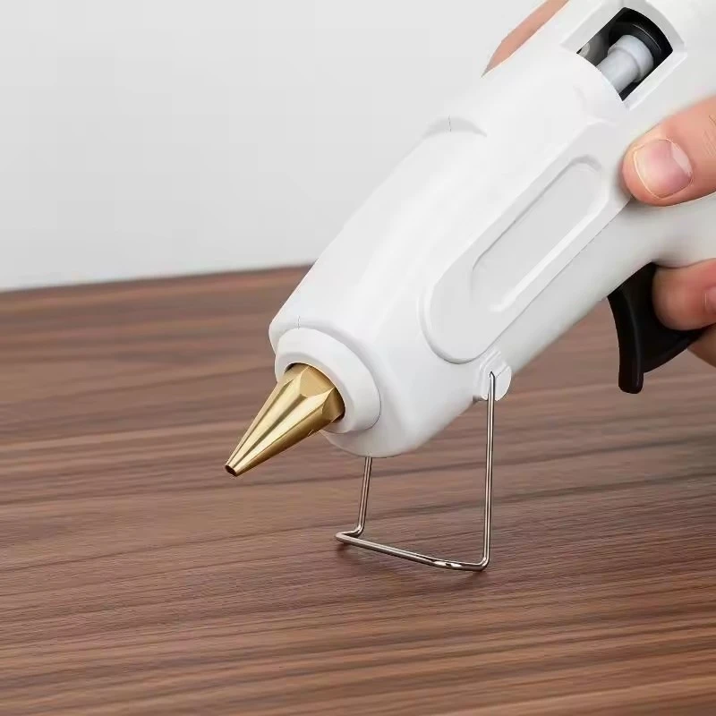 5PCS Hot Melt Glue Gun Nozzles Pure Brass Extended Dispenser Tips for DIY Crafts Electronic Repair Model Building Tools