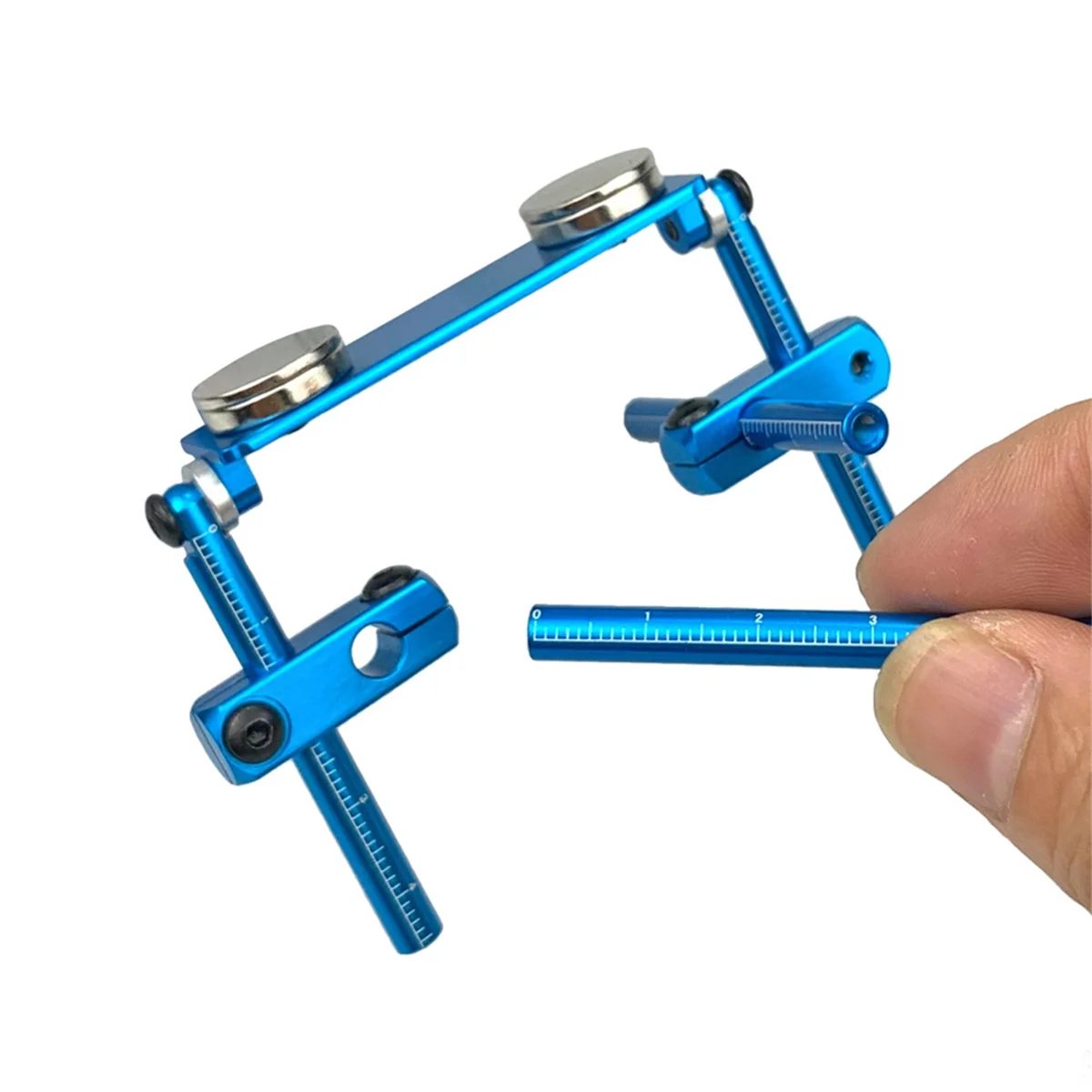 BAAA-Flat Magnet for RC Car Body Shell Mount Kit for Tamiya TT01 TT02 HPI Sakura 1/10 RC Racing Car Touring Car Blue