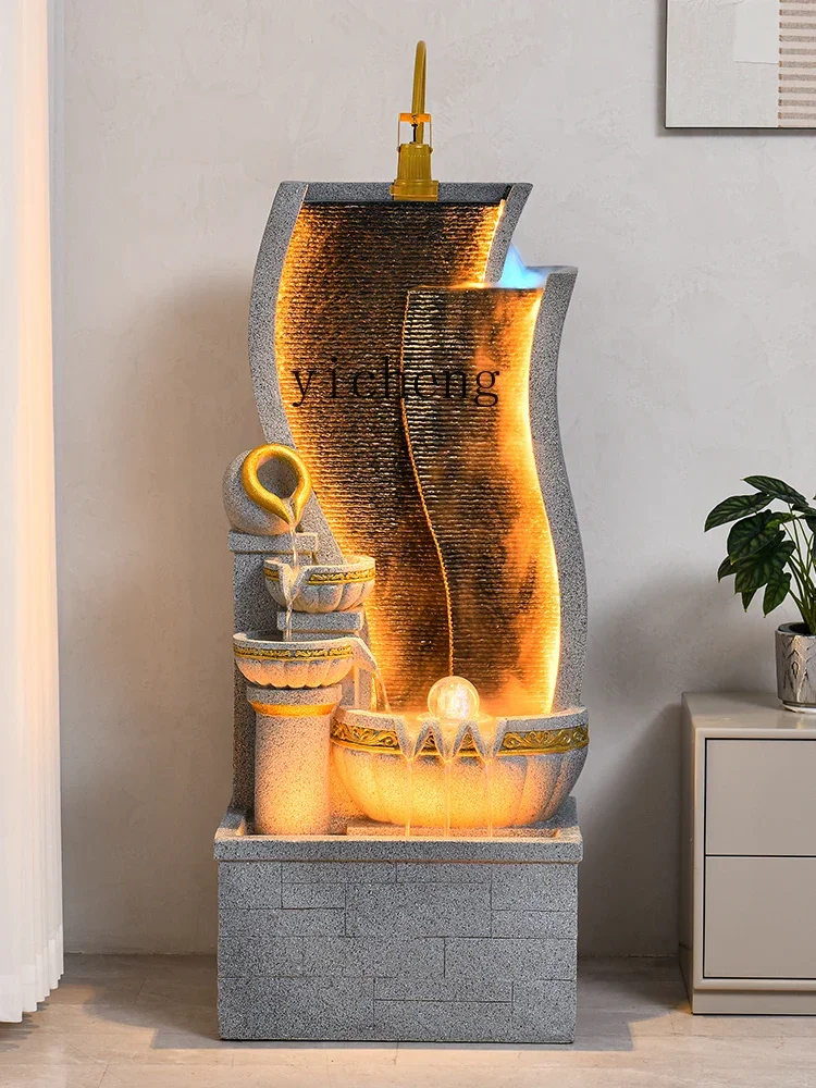 DSA Water Fountain Lucky Decoration Living Room Balcony Entrance Company Club Decoration
