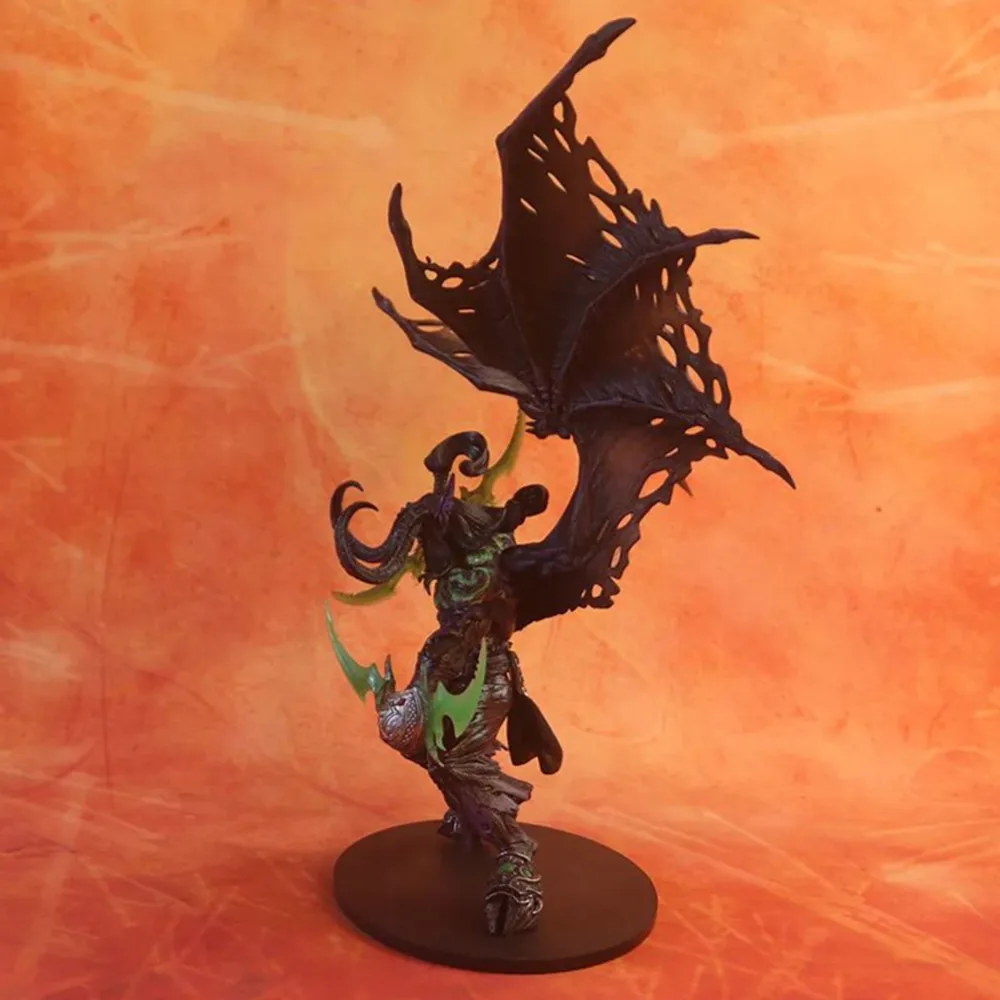 26 cm DC Gioco WOW Personaggio Demon Hunter illidan Stormrage Action figure Statua in PVC Modello da collezione regalo per bambini giocattoli Deluxe in scatola