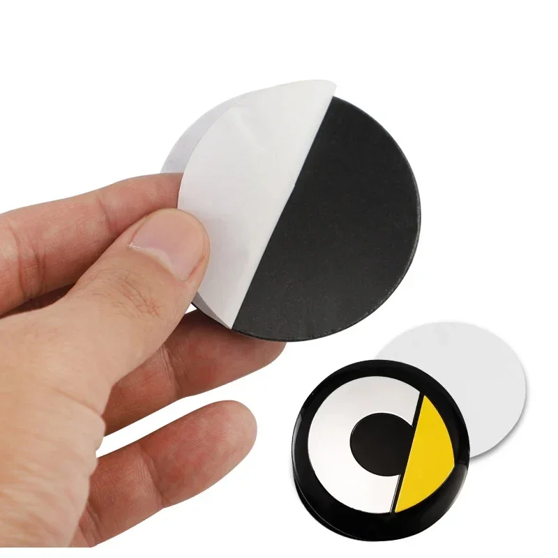 4 PCS 56mm Car Logo Hub Cap Metal Sticker Accessories for Smart Fortwo 451 450 453 EQ Forfour Coupe Cabrio view 3