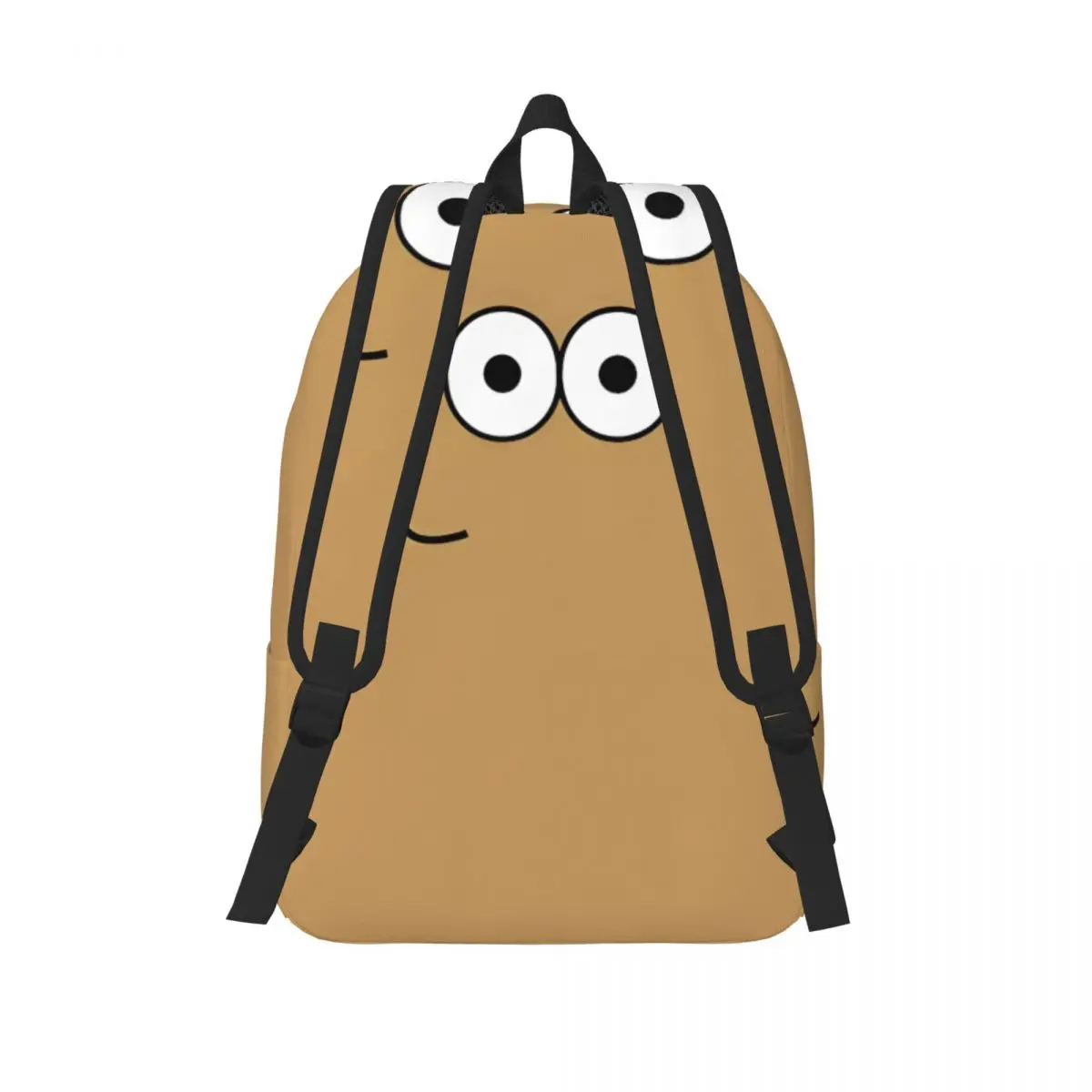 My Pet Alien Pou for Teens Student School Bookbag Cute Cartoon Canvas Daypack Elementary High College Gift view 3