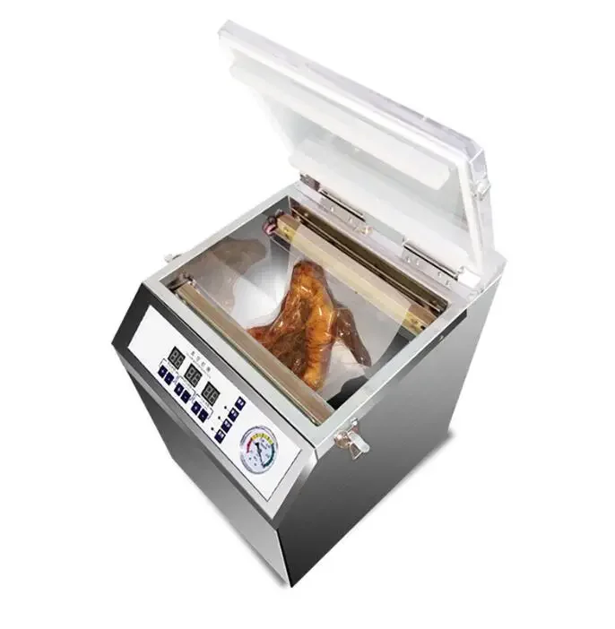 Electric Wet And Dry Food Sealer 220V Commercial Vacuum Food Sealing Machine Food Sealing Packaging Machine ZK-600