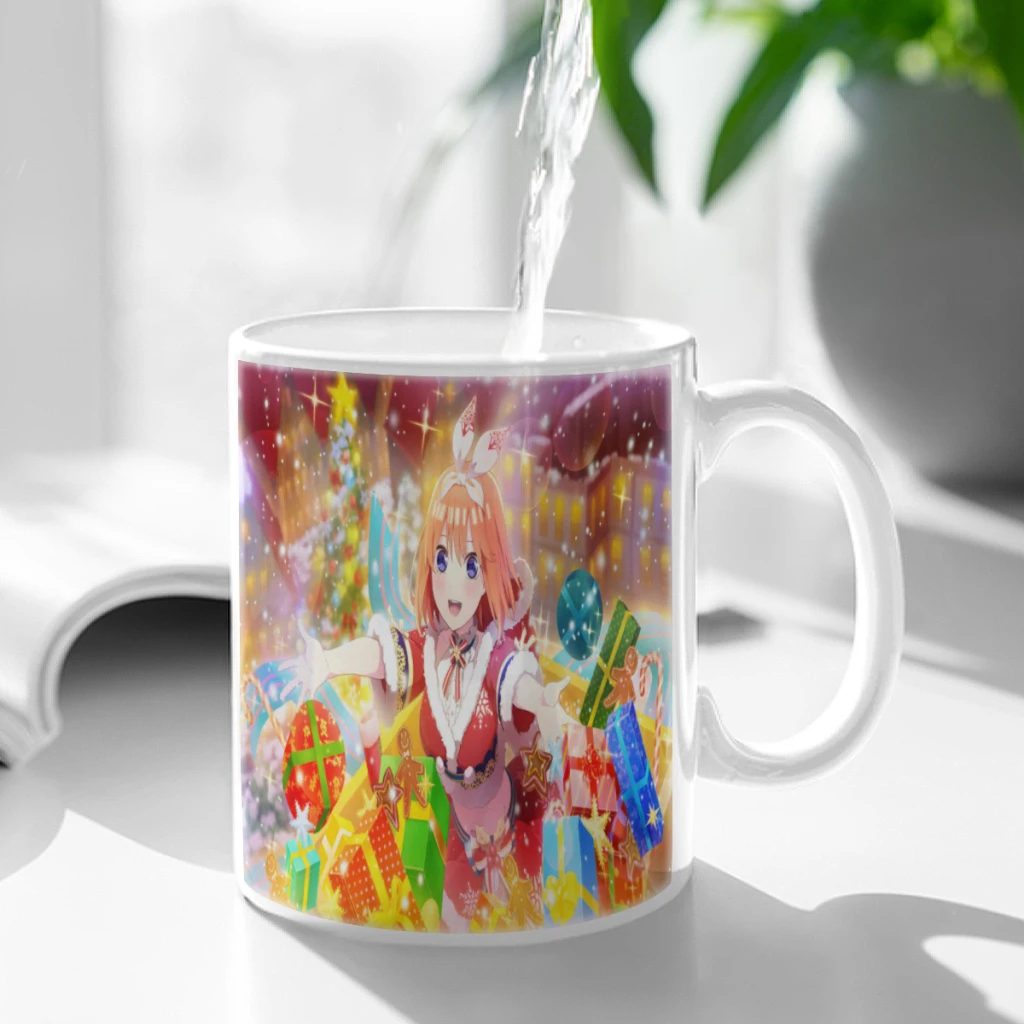 

The Quintessential Quintuplets Coffee Mug Ceramic Water Cup Heat Sensitive Coffee Cups Summer Winter Drinkware