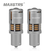 2x23W P21W LED CANBUS 2500Lm PY21W sin errores BA15S T20 7440 W21W 1156 BAU15S sin Hyper Flash 12V lámpara de señal de giro súper brillante