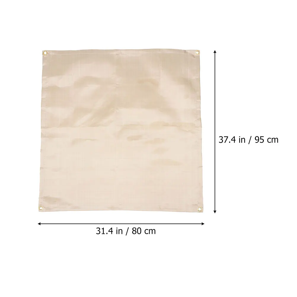 بطانية مقاومة للحريق مرنة من الألياف الزجاجية قابلة للطي للتخييم والنزهات في الهواء الطلق بطانية مقاومة للحرارة مقاومة للحريق