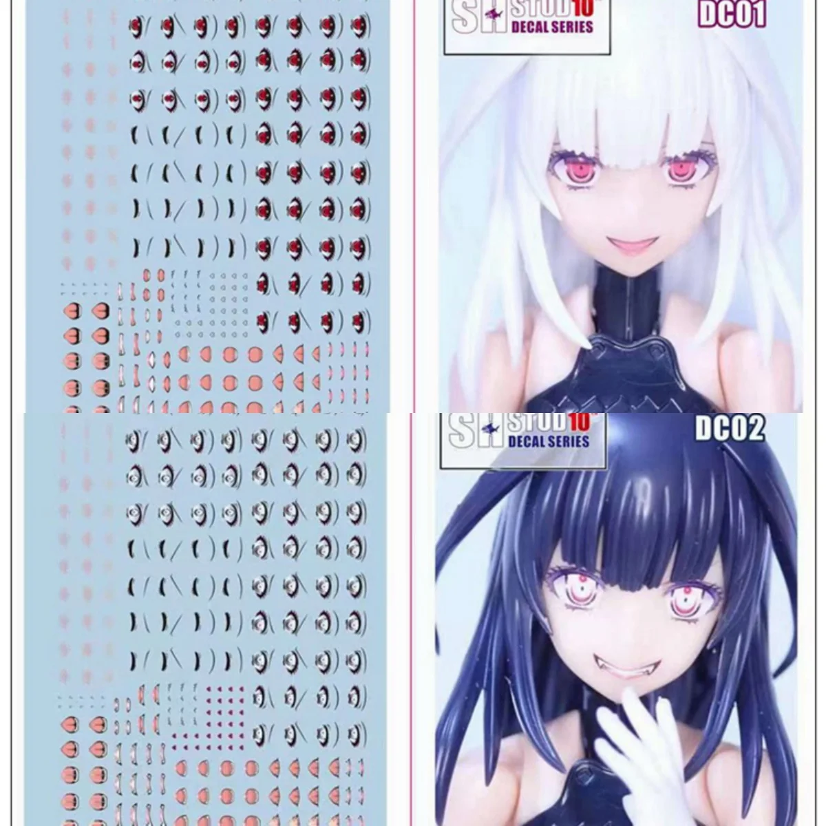 

[No Figure] SH STUDIO DC01 DC02 1/12 Female Frame Arms Girl Water Decals Accessories For 6in Action Figure Model Toys