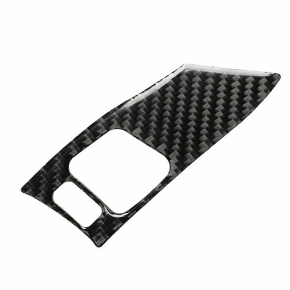 1 Pair Car Black Carbon Fiber Steering Wheel Button Cover Trim Interior Accessories For LEXUS IS250 300 350 2006-2012