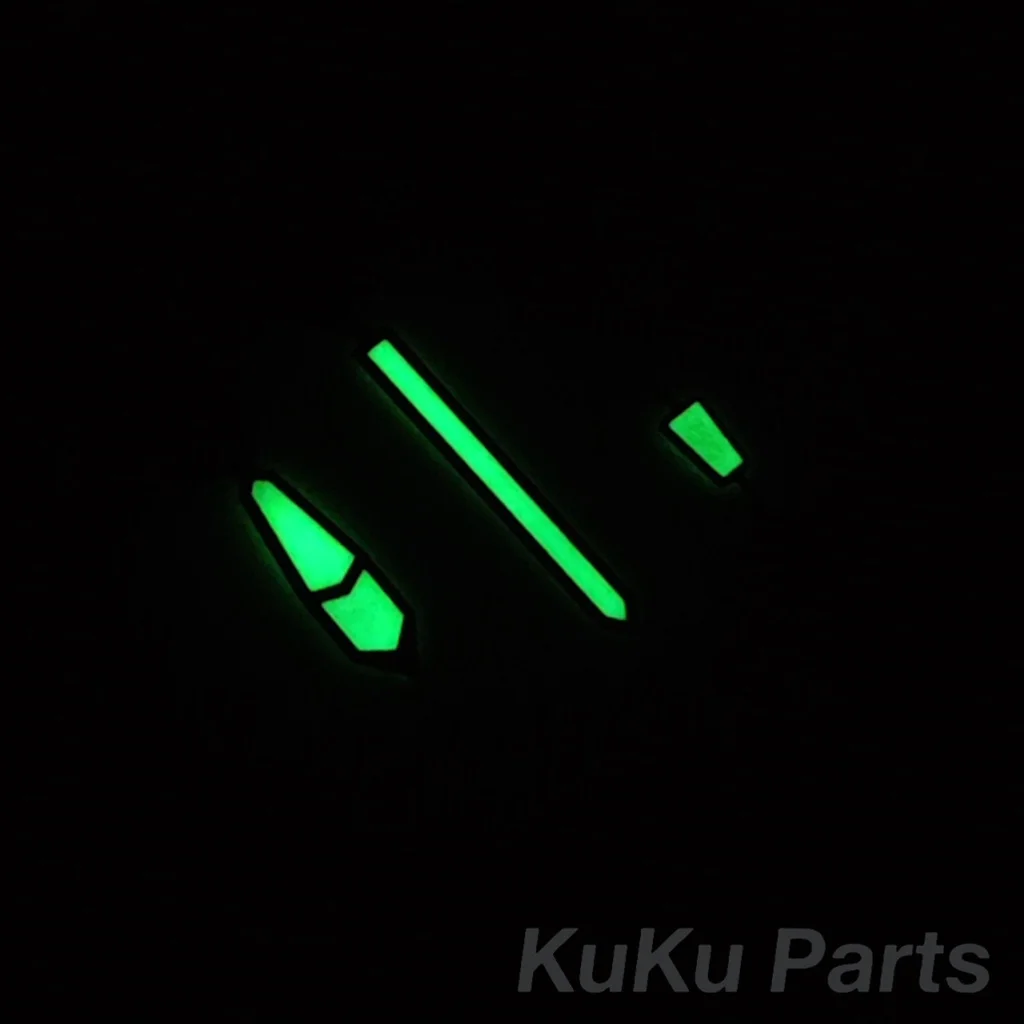 NH35 الأيدي الخضراء مضيئة الساعات الإبر الفضة الذهب بندقية مناسبة ل NH34 NH35 NH36 NH38 NH70 NH72 حركة الساعات مؤشرات #6