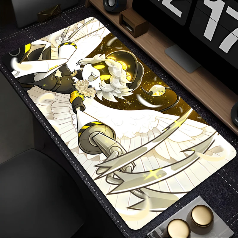 Muismat Anime Muismat Gaming Accessoires Kantoor Toetsenbord Pad Grote Bureaumat PC M-murder Uzi N V J Drones Rubber Uitgebreide Pad