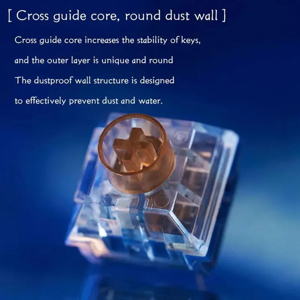 Kailh أعماق البحار الصامت التبديل الخطي اللمس لوحة المفاتيح كتم التبديل برو Lonely Island 45g RGB مفاتيح الألعاب الميكانيكية لوحة المفاتيح