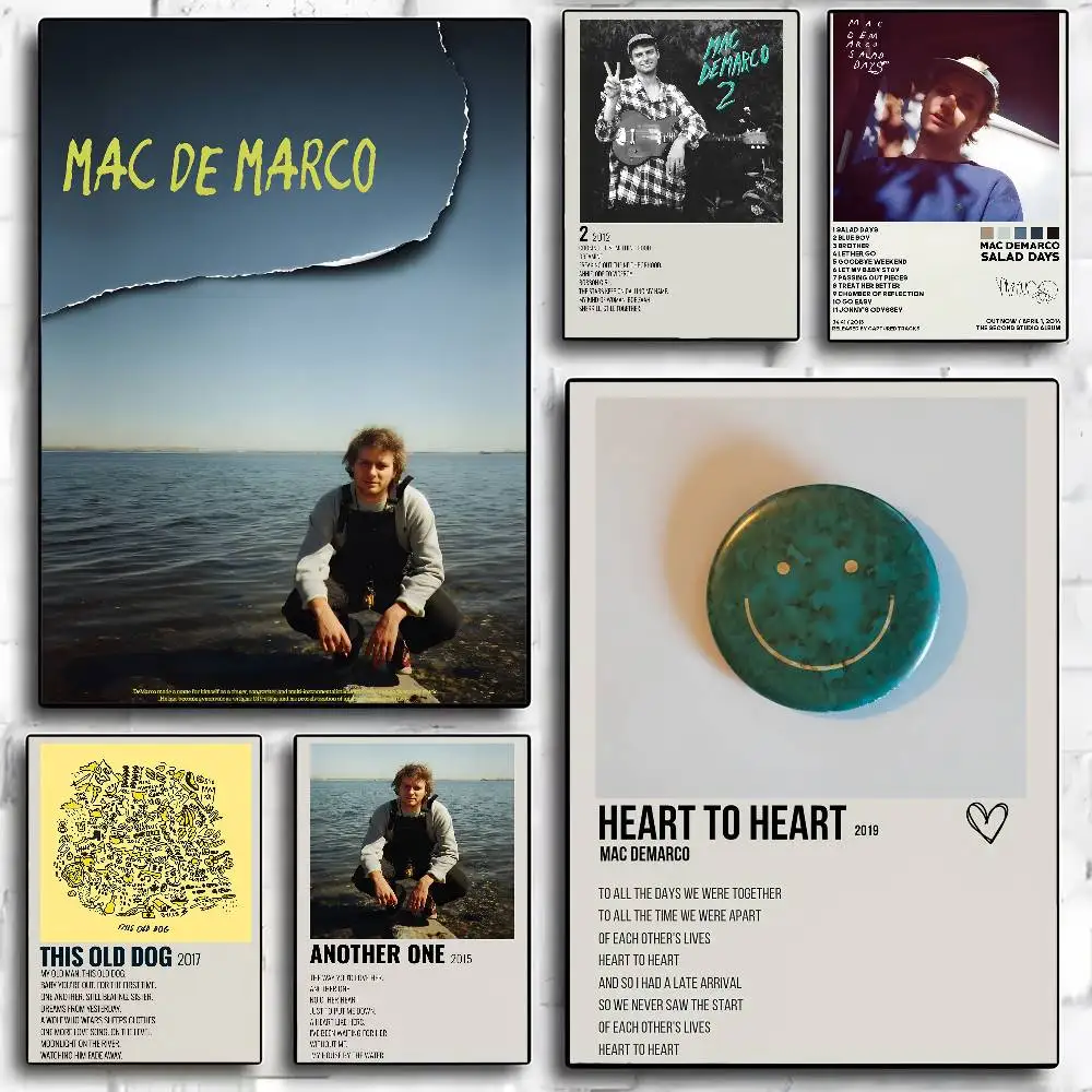 Rock Singer M-Mac D-Demarco Poster High Quality Print Home Decor Wall Art Mural Room Bar Decoration