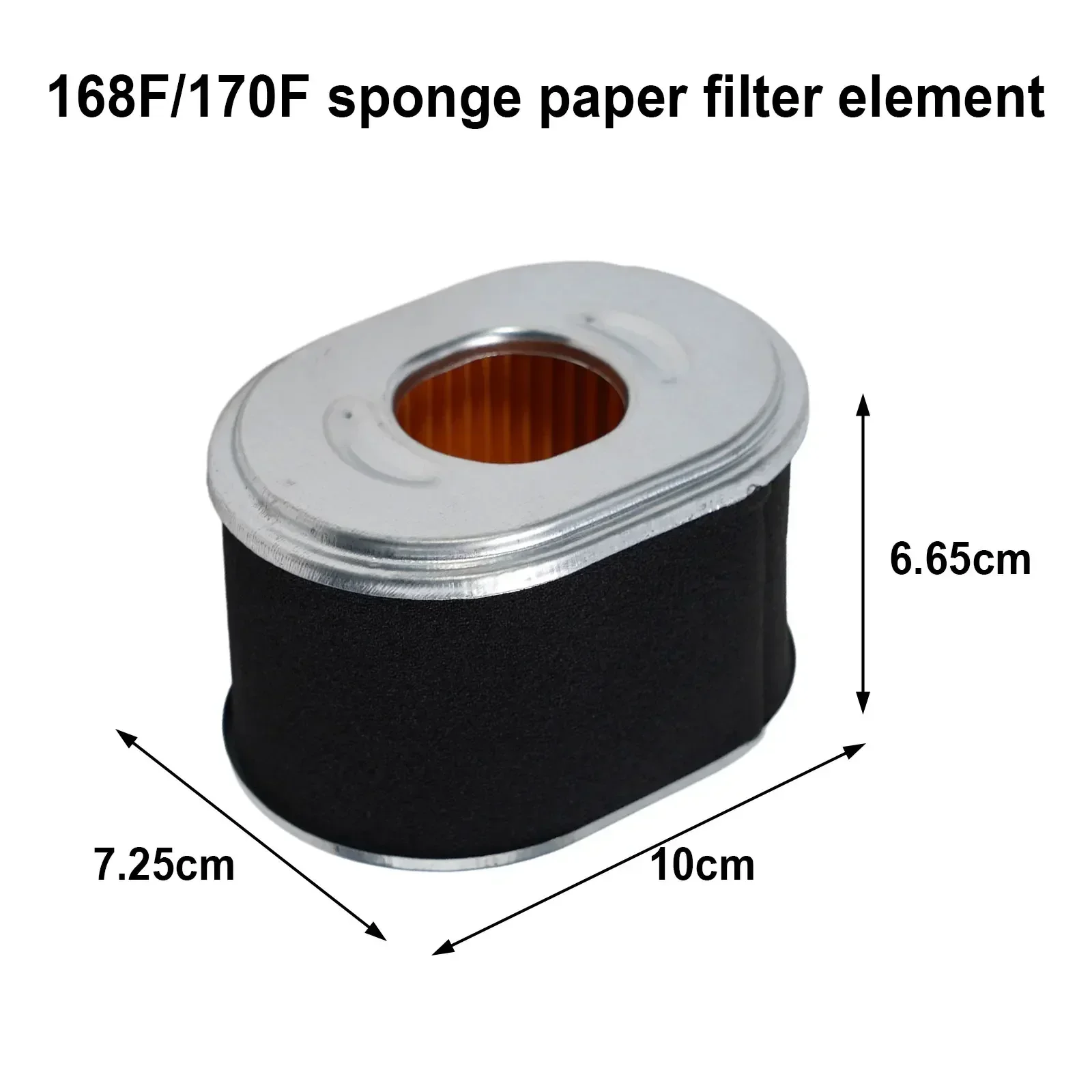 Imagem -04 - Elemento de Filtro de ar para Motor a Gasolina Ampla Aplicação Adequado para Mini Motor de Leme 168f 170f Forte Capacidade de Filtragem