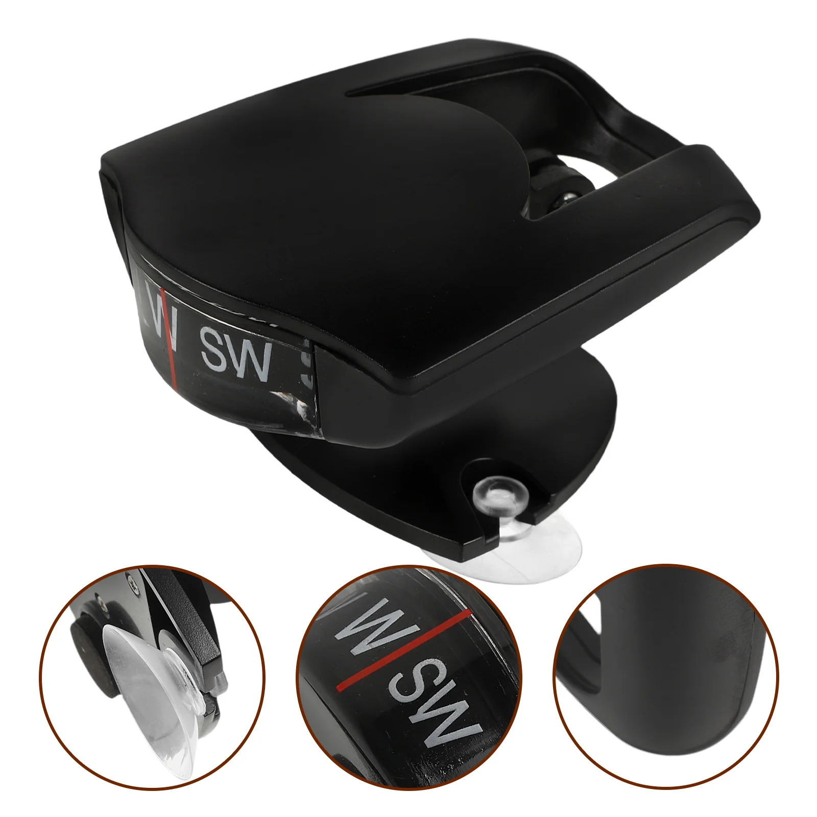 

Car Auto Compass Dashboard Inclinometer Compact Vehicle Accessory Navigation Safety Travel Use Car Compass Boat Compasses