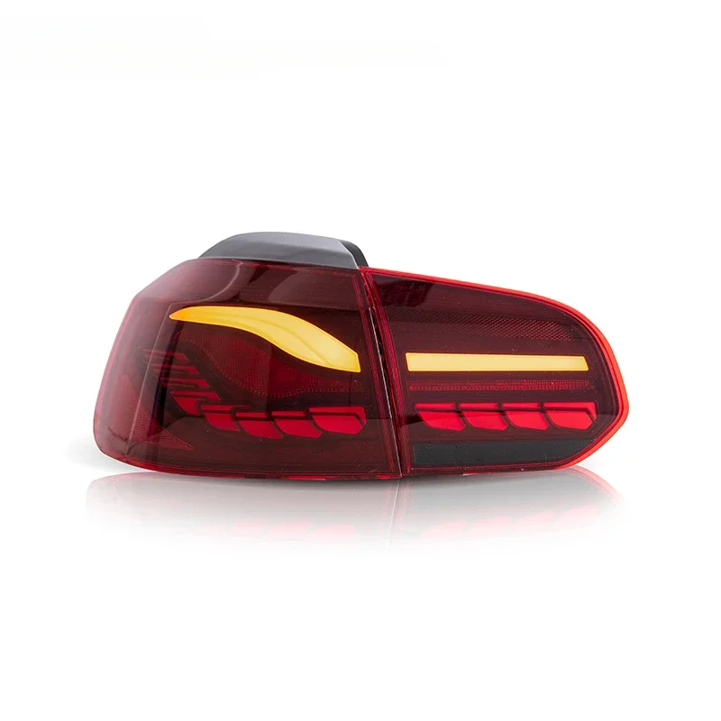 Manufacturer LED Taillights Rear Lamp 2010-2014 mk6 golf r20 gtd gti style Tail Light For VW Golf 6 Auto Lampscustom