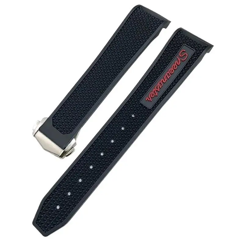 

18mm 19mm 21mm Rubber Watchband 20mm Fit for Omega Sxwatch Speedmaster Seamaster 300 AT150 Women Men Silicone Watch Strap