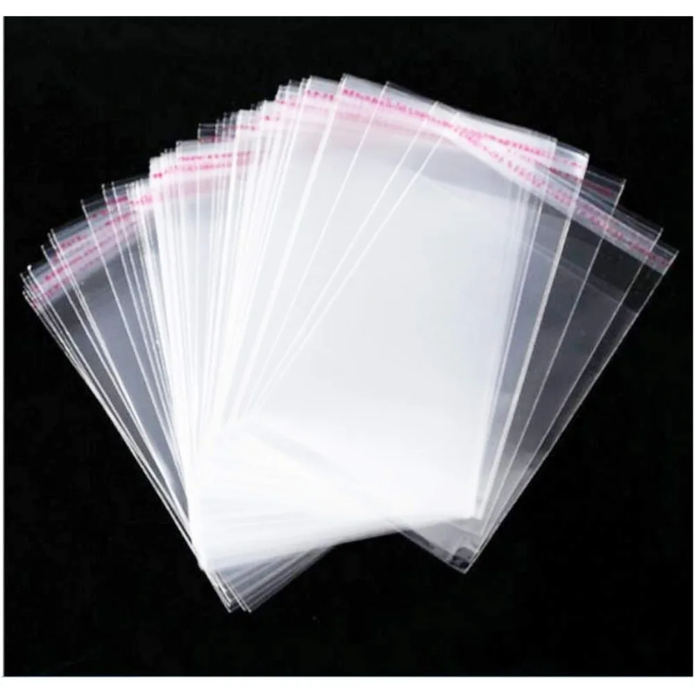 3x4 Inch Self-Sealing Cellophane Bags: 100-Pack Clear Resealable OPP Bags for Cookies, Candy, Jewelry & Small Gifts