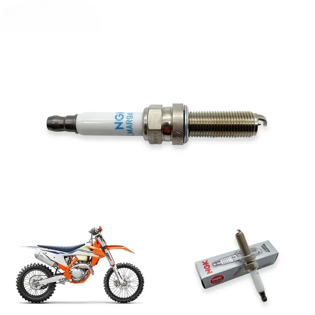 

Bujía de gas para motocicleta KTM HUSQVARNA NGK LMAR9AI-8D, encendido del motor SXF XCF EXCF FC FE FX MCF EXF 250 350 450 Pit Bi