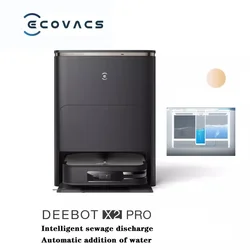 ECOVACS DEEBOT X2 Omni X2 PRO PLUS aspirapolvere Robot spazzante lavaggio ad acqua calda Mop pulizia e asciugatura integrazione della polvere