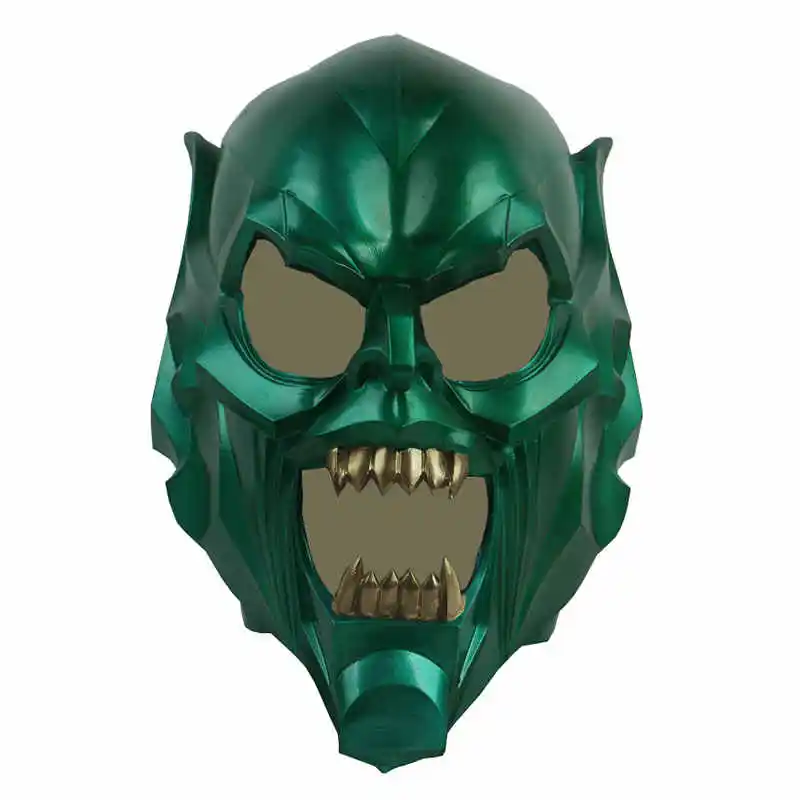 New Spider-Man: No Way Home Green Demon Soft rubber head cover Halloween cos Clothing props 1:1 Wearable Collection gifts toys