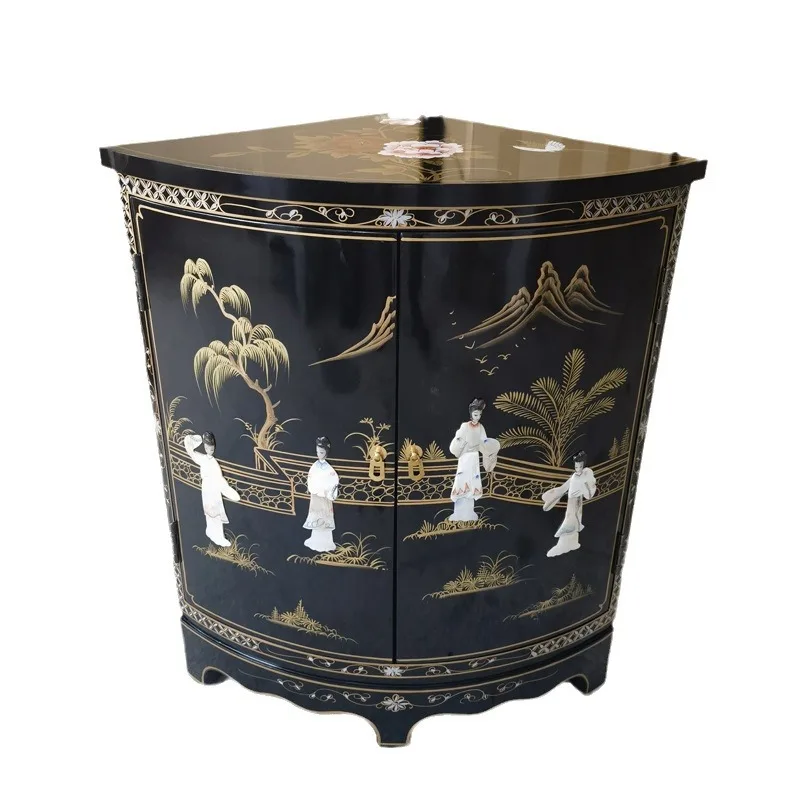 LTT corner cabinet bright paint triangle cabinet corner storage locker