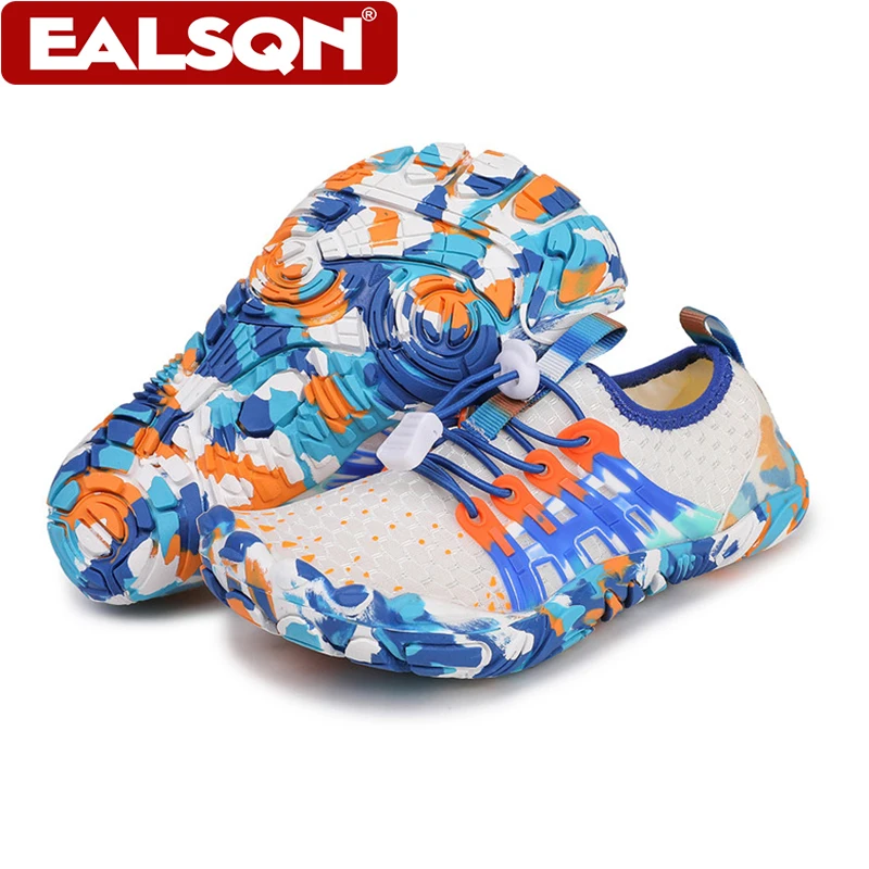 

Children Quick-Drying Breathable Aqua Shoes Unisex Barefoot Beach Footwear Kids Gym Outdoor Training Sneakers Size 28-40