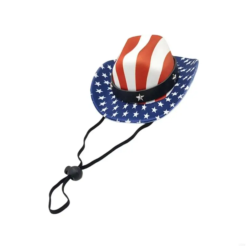 Themed Hat For Medium Breeds Including Adjustable Elastic Cord For Security Y166