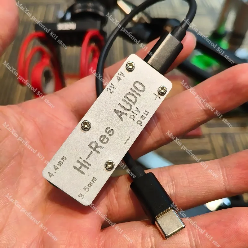 

Портативный USB-декодер-усилитель для наушников с двумя ЦАП CS43198, разъемами 4.4 мм (балансный) и 3.5 мм, поддержкой PCM768K и DSD256