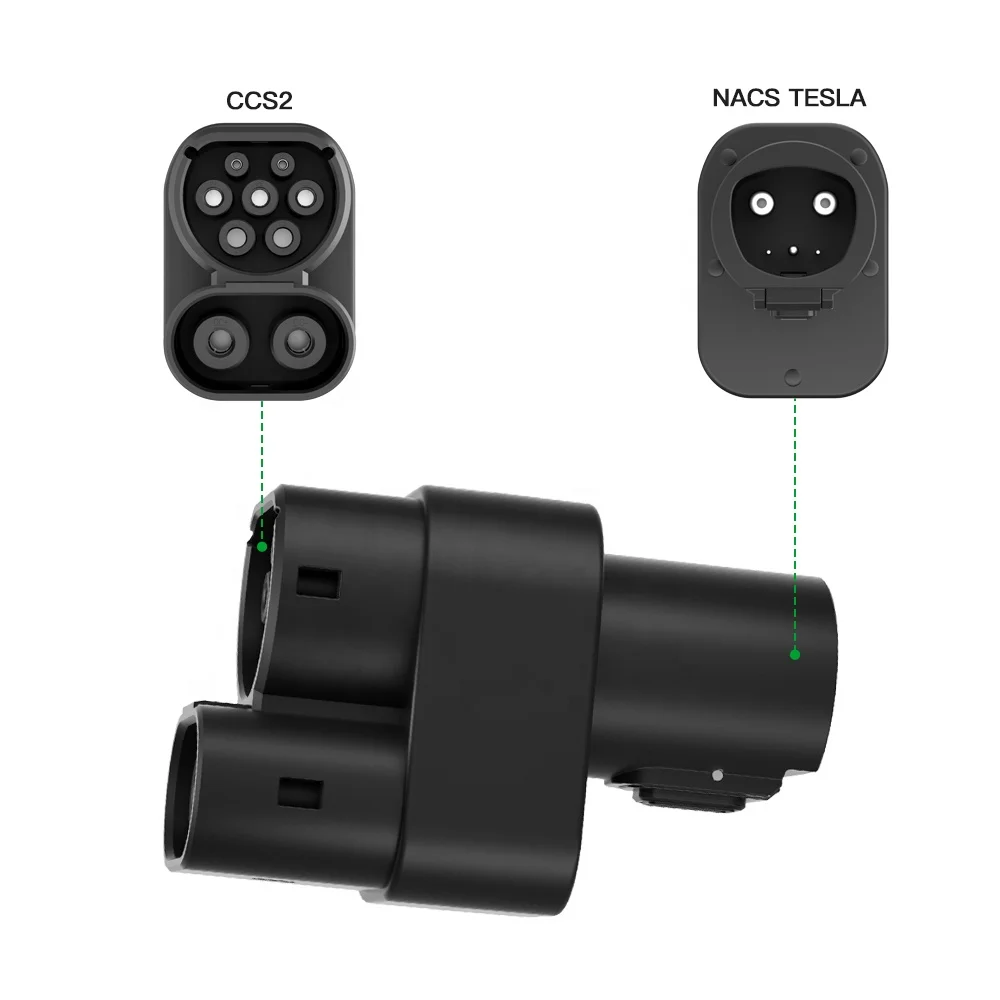 

Isigma NACS Charger To CCS EV Nacs To CCS2 DC Ev Adapter Electric Vehicle Charger DC Fast Ev Charging Adapter