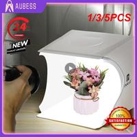 1/3/5PCS 24x23x22cm Portable Mini Photo Studio Box Photography Backdrop built-in Led Light Photo Box Photography Backdrop Box