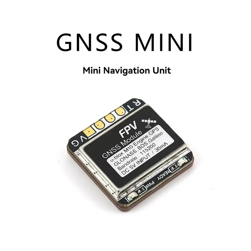 

A37T-GNSS MINI M10 GPS-модуль UBX NMEA, двойной протокол, скорость 10 Гц, встроенная антенна для FPV RC самолета, большой радиус действия
